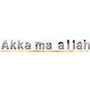 Ａｋｋａ ｍａ ａｌｌａｈ (Attack on norway)