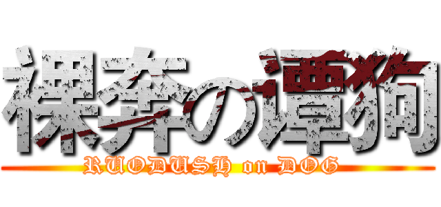 裸奔の谭狗 (RUODUSH on DOG )