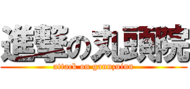 進撃の丸頭院 (attack on gannzuinn)