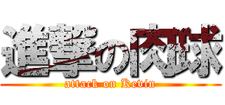 進撃の肉球 (attack on Kevin)