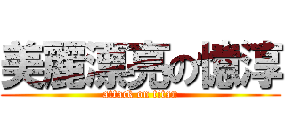 美麗漂亮の憶淳 (attack on titan)