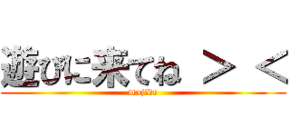 遊びに来てね ＞ ＜ (majide)