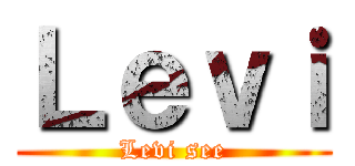 Ｌｅｖｉ (Levi see)