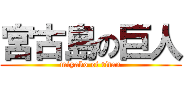 宮古島の巨人 (miyako of titan)