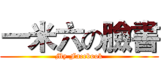 一米六の臉書 (My Facebook)