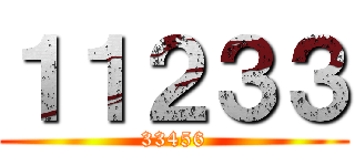 １１２３３ (33456)