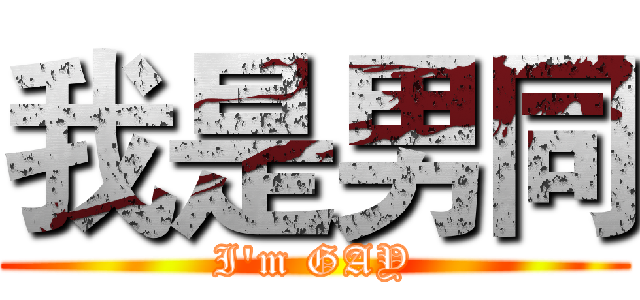 我是男同 (I'm GAY)