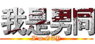 我是男同 (I'm GAY)