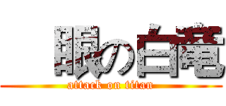 靑眼の白竜 (attack on titan)