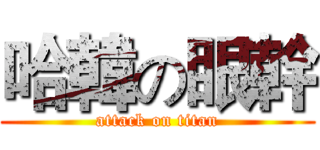 哈韓の眼幹 (attack on titan)
