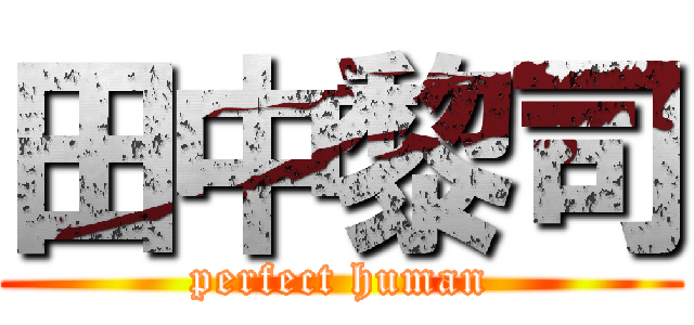 田中黎司 (perfect human)