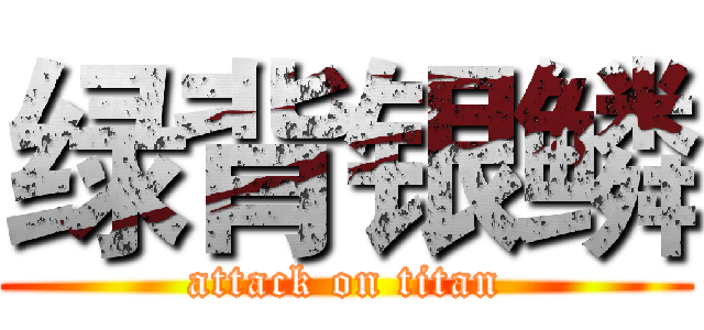 绿背银鳞 (attack on titan)