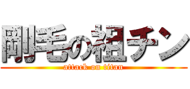 剛毛の祖チン (attack on titan)