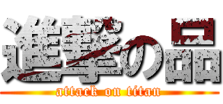 進撃の品 (attack on titan)
