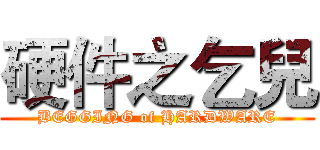 硬件之乞兒 (BEGGING of HARDWARE)