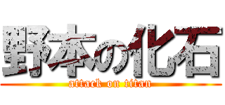 野本の化石 (attack on titan)