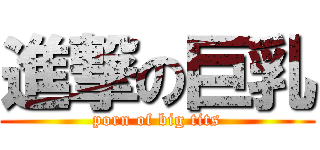 進撃の巨乳 (porn of big tits)