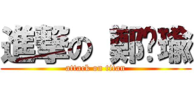 進撃の 鄭婷瑜 (attack on titan)