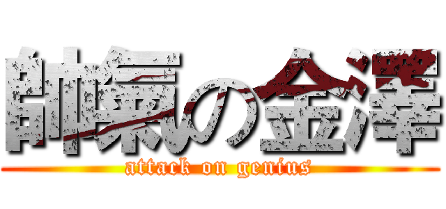 帥氣の金澤 (attack on genius)