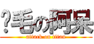 搞毛の阿呆 (attack on titan)