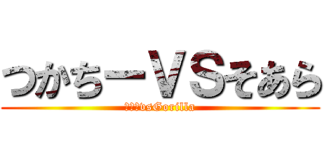 つかちーＶＳそあら (？？？vsGorilla)