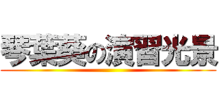 琴葉葵の演習光景 ()