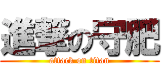 進撃の守肥 (attack on titan)