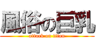 風俗の巨乳 (attack on titan)