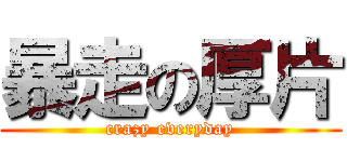 暴走の厚片 (crazy everyday)