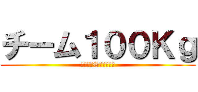 チーム１００Ｋｇ (体重と修Sは比例する)