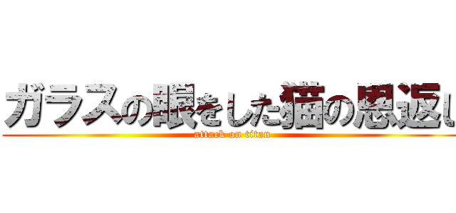 ガラスの眼をした猫の恩返し (attack on titan)