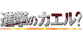 進撃のカエル