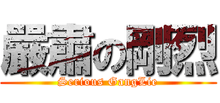 嚴肅の剛烈 (Serious GangLie)