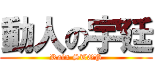 動人の宇廷 (Rain STOP)