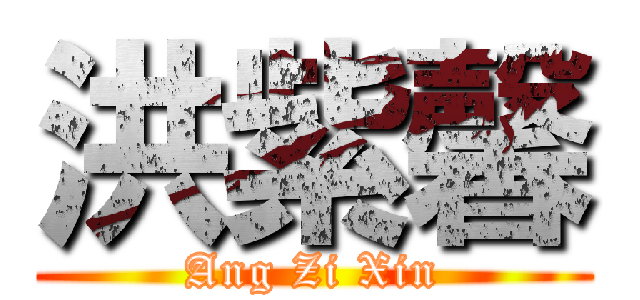 洪紫馨 (Ang Zi Xin)
