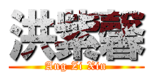 洪紫馨 (Ang Zi Xin)