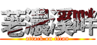 荖濃溪畔 (attack on titan)