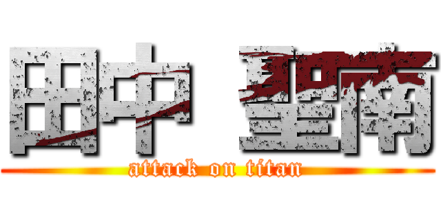 田中 聖南 (attack on titan)