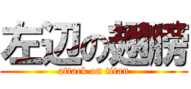 左辺の翅膀 (attack on titan)