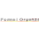 Ｆｏｒｍａｌ Ｏｒｇａｎｚａｔｉｏｎｓ ()