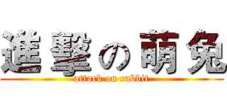 進 擊 の 萌 兔 (attack on rabbit)