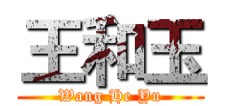 王和玉 (Wang He Yu)