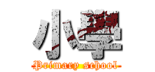 小學 (Primary school)
