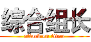 综合组长 (attack on titan)
