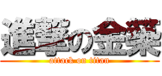 進撃の金築 (attack on titan)