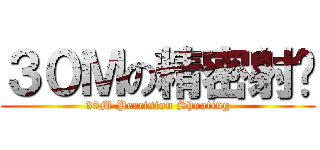 ３０Ｍの精密射擊 (30M Percision Shooting)