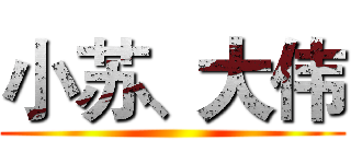 小苏、大伟 ()