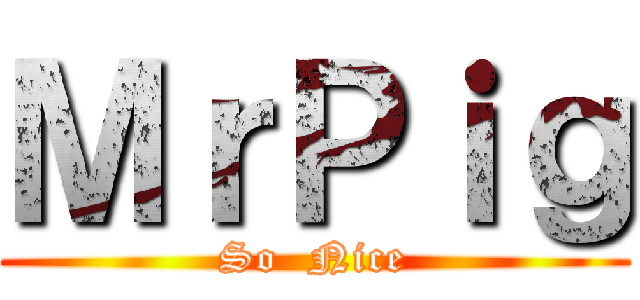 ＭｒＰｉｇ (So  Nice)