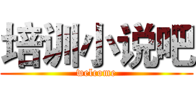 培训小说吧 (welcome)