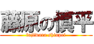 藤原の慎平 (fujiwara shinpei)